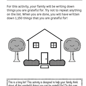 Great Gratitude List - Record 1,150 Things You're Thankful For