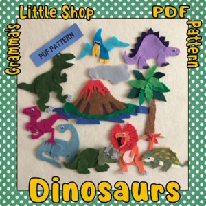 Dinosaur Felt Board Patterns