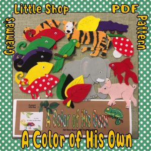 A Color of His Own Felt Board Pattern