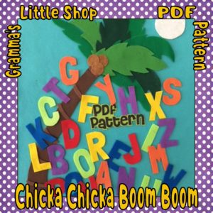 Chicka Chicka Boom Boom Felt Story Board Pattern