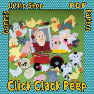 Click Clack Peep Felt Story Pattern