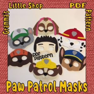 Paw Patrol Mask Patterns