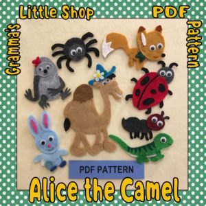 Alice the Camel Felt Board Pattern