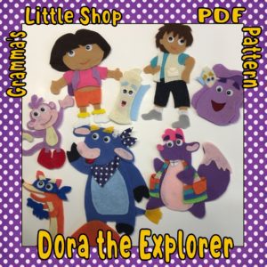 Dora the Explorer Felt Board Pattern