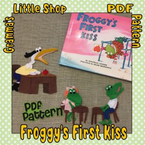 Froggy's First Kiss Pattern for Felt Board Story