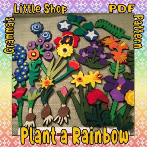 Planting a Rainbow Felt Story Board Patterns