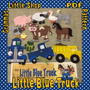 Little Blue Truck Felt Story Pattern