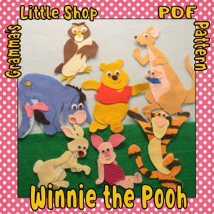 Winnie the Pooh Felt Story Pattern