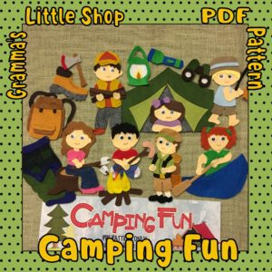 Camping Fun Felt Board Pattern