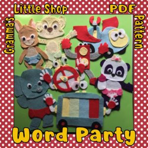 Word Party Felt Board Pattern
