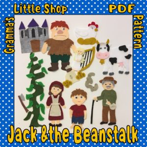 Jack and the Beanstalk Felt Story Pattern