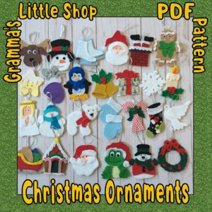 Christmas Ornament Patterns - PDF Pattern only