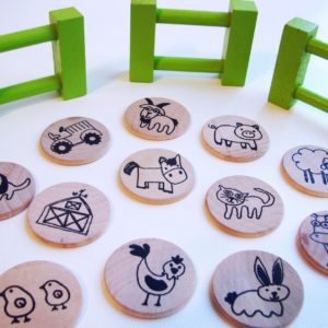 Make a Match - Farm Edition - A Montessori and Waldorf Inspired Matching and Memory Game