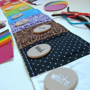 Sensory Color Sorting Playset - Montessori and Waldorf Inspired Color and Sensory Learning Materials