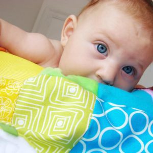 Rainbow Ribbon Lovey - A Montessori and Waldorf Inspired Baby Color and Texture Sensory Learning Toy