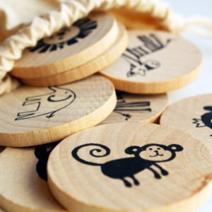 Make a Match Toddler - Zoo Edition - Memory Game Inspired by Montessori and Waldorf