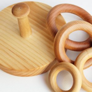 Stacking Rings - A Waldorf and Montessori Inspired Learning Toy