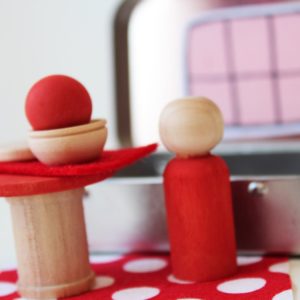 My Pocket Place - RED - Choose Your Color - Pretend Play Doll House Toy