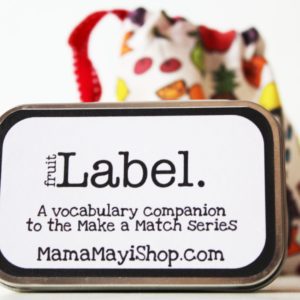Label - Fruit - Montessori Word Relation Game