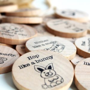 Animal Action - Wooden Travel Game - A Game of Gestures and Charades