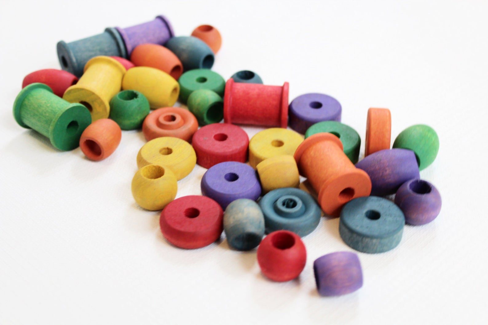 Lacing Beads - A Montessori and Waldorf Inspired Fine Motor Skill Game - Image 3