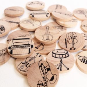Make a Match Toddler - Instrument Edition - Memory Game Inspired by Montessori and Waldorf