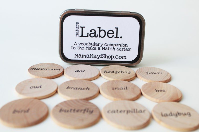 Label - Nature - Montessori Word Relation Game