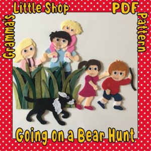 Going on a Bear Hunt Pattern for Felt Board