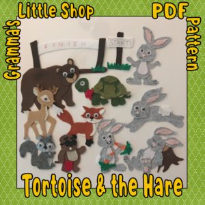 Tortoise and the Hare Felt Story Pattern
