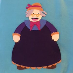 There Was an Old Lady Felt Story Pattern - Old Lady Only!