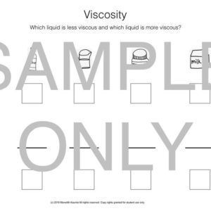 6 Printable Science Worksheets for Pre-readers or ESOL students $2.99