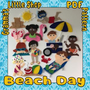 Beach Day Felt Story Pattern
