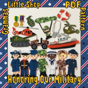 Honoring Our Military, Veterans Day, Felt Board Pattern