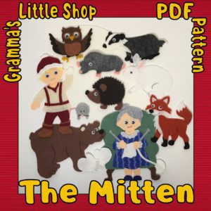 The Mitten Felt Story Pattern