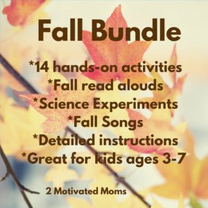 Preschool Fall Themed Bundle, Kindergarten, PreK