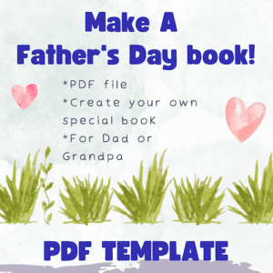 Why I Love My Dad - Father's Day Printable Book - Make a Book - DIY Father's Day Book