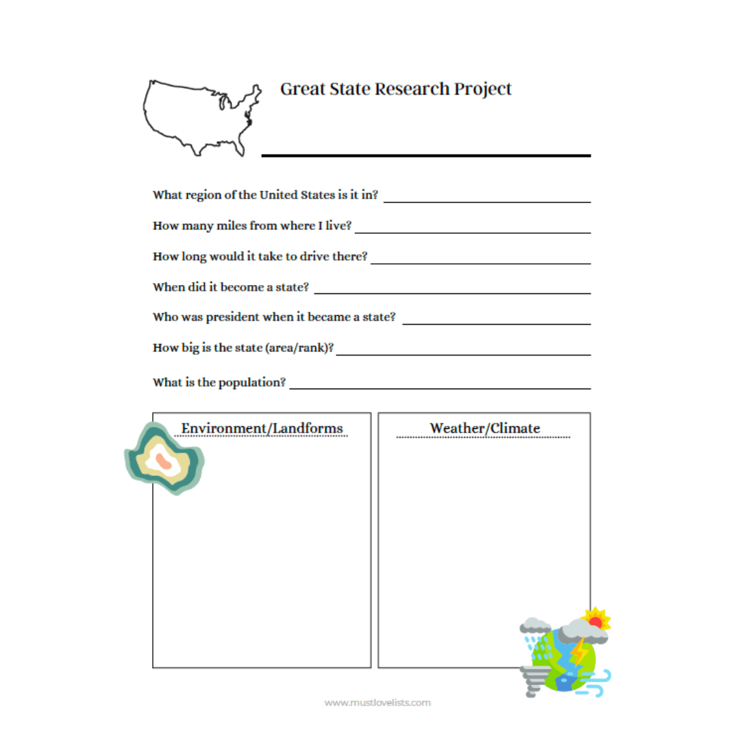 State Research Project Template