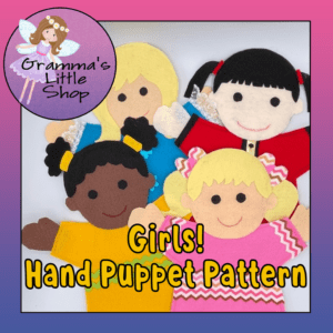 Girl Hand Puppet Pattern