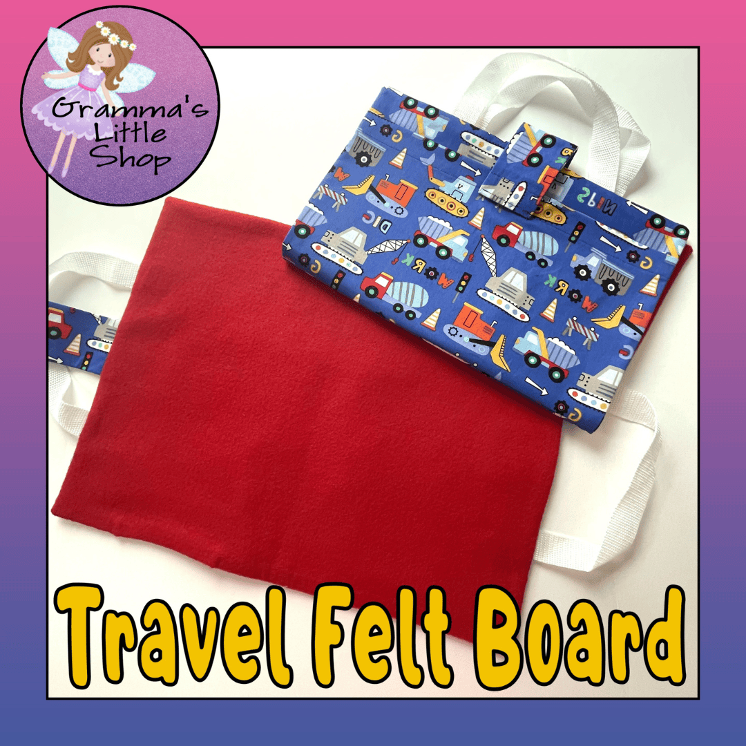 Travel Felt Board Pattern - Create a Portable Play Mat with Storage Pocket!