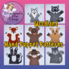 8 Woodland Animal Hand Puppet Patterns - Easy-to-Follow PDF Sewing Pattern
