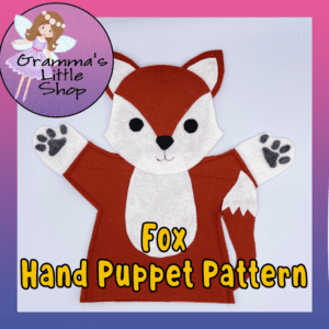 Fox Hand Puppet Pattern