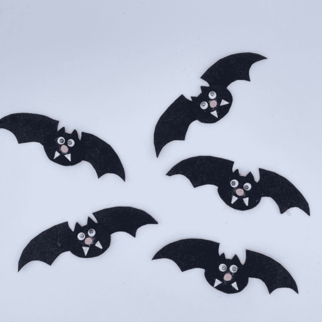 5 Little Bats Felt Story Pattern, Bat Headband, Bat Crown, Halloween Pattern - Image 4