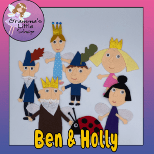 Create Your Own Ben and Holly's Little Kingdom Felt Characters