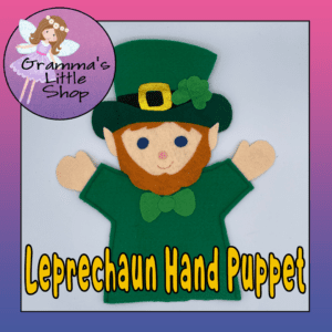 Magical Leprechaun Hand Puppet Pattern - Create Your Own St. Patrick's Day Magic!