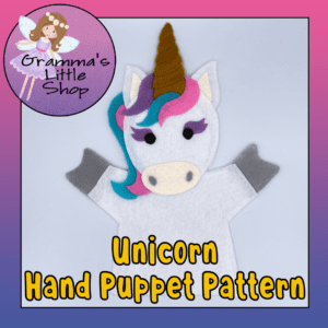 Unicorn Hand Puppet Pattern for Enchanting Pretend Play