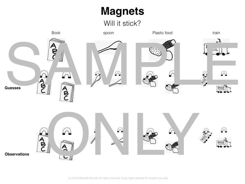 6 Printable Science Worksheets for Pre-readers or ESOL students $2.99 - Image 5