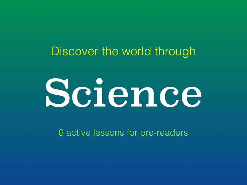 Science lesson plans for pre-readers