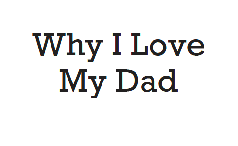 Why I Love My Dad - Father's Day Printable Book - Make a Book - DIY Father's Day Book - Image 4
