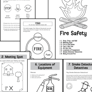Fire Safety Activities - Learn about Fire Safety