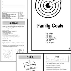 Setting a Goal as a Family - Printable Worksheets